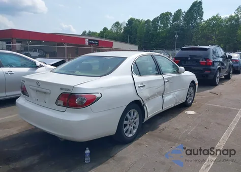 2003 Lexus Es 300 from USA, damaged, VIN JTHBF30G330126524